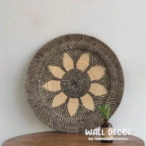 Wall Decor Dinding Motif Rotan